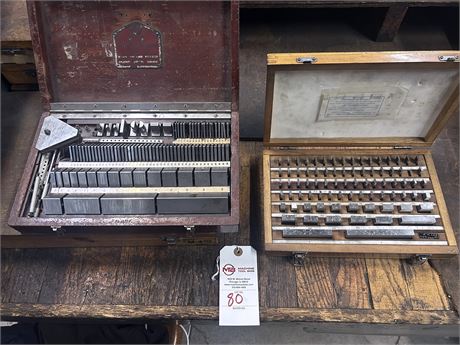Lot of (2) Precision Gage Blocks
