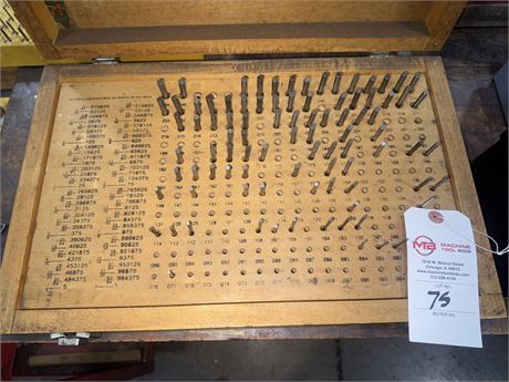 Assorted Pin Gages w / Case