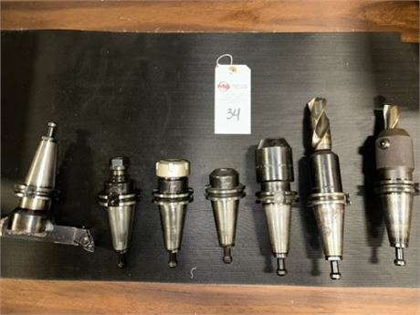 Lot of (10) Cat 40 Tool Holders