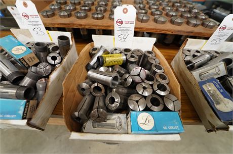 ASSORTED 5C COLLETS IN (1) BOX