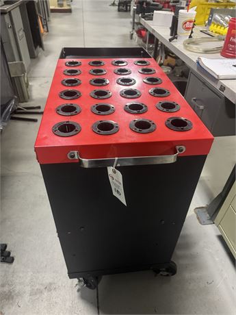 Huot 48 Count Cat 40 Tool Scoot Tool Holder Cart