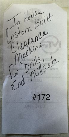 Clearance Machine