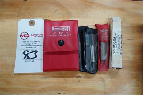 (4) Edge Finders and (1) Thickness Gage