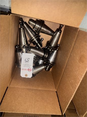 Lot of (10) Cat 40 Tool Holders