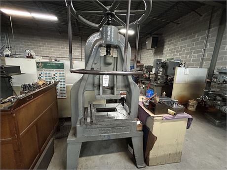 Hopkins No. 3 60 Ton Screw Press