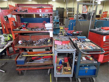 (4) Carts with Tooling
