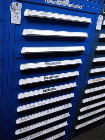 11 Drawer Vidmar Roller Bearing Storage Cabinet