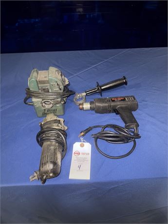 Lot of Assorted Power Tools