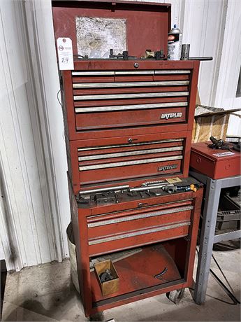 Waterloo Rolling Tool Chest & Contents