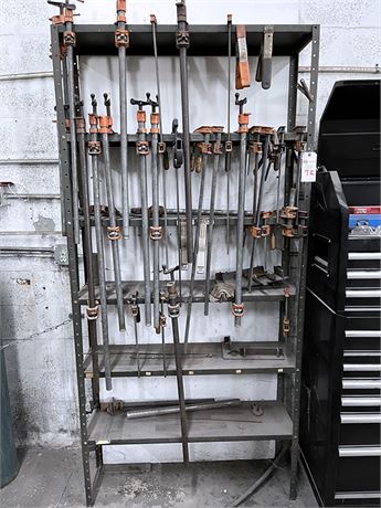 Rack with Expandable Clamps