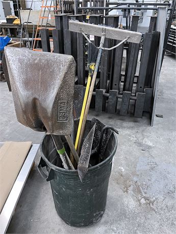 Brooms, Shovels & Trash Cans
