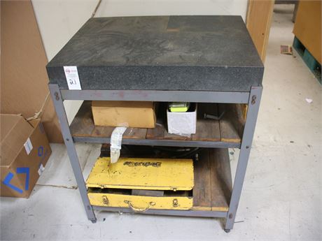 36" x 24" x 4" H Granite Surface Plate