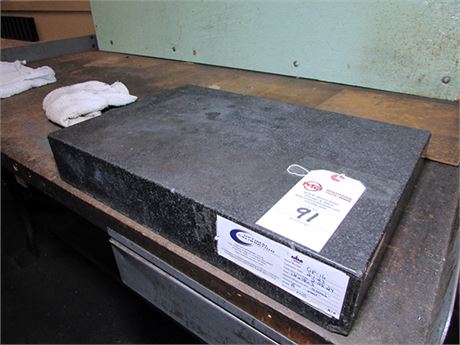 (2) 18"x12"x3" A-Grade Granite Surface Plate