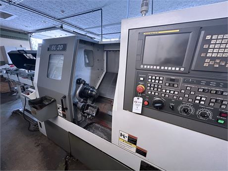SAMSUNG SL-20 CNC LATHE W/ EDGE REBEL 80 BARFEED