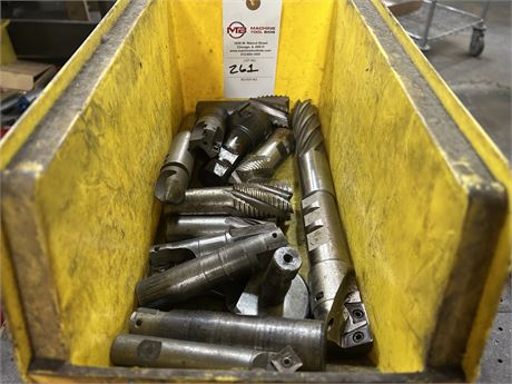 assorted drill bits