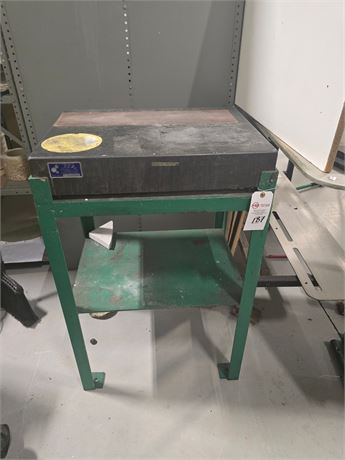 24" x 18" x 4" H Granite Surface Plate with Stand