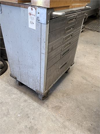 Rolling Tool Box with Contents