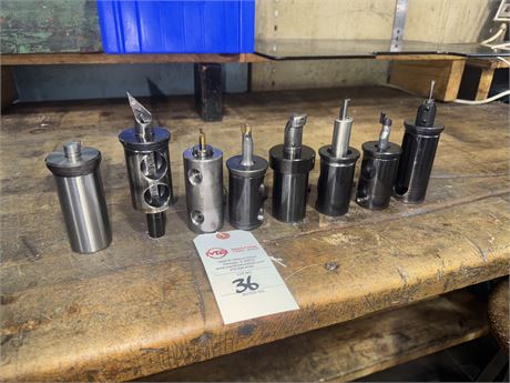 Lot of 8 Assorted Rotary Tool Holders