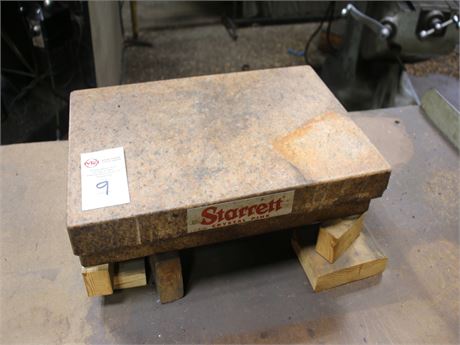 Starrett 18" x 12" x 4" H Granite Surface Plate