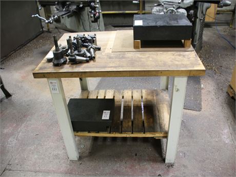 Wood Top Work Table