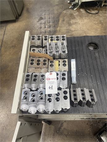 Tool Cart of  Assorted Jaws and Pie Jaws