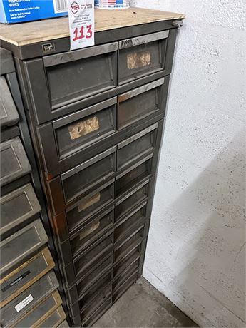 Wrightline 20 Drawer Cabinet & Contents