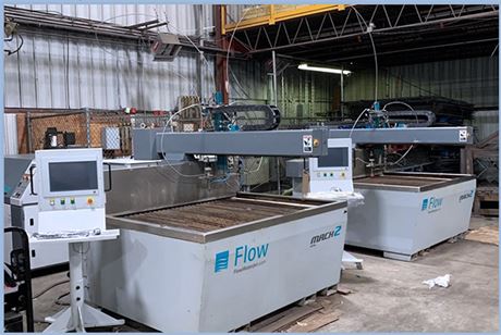 Flow Mach 2 1313B Dual Table Waterjet (2018)