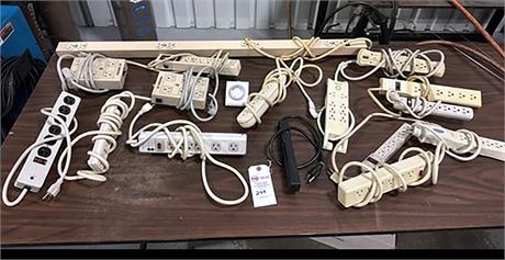 Lot of Assorted Power Strips