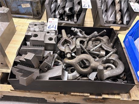 Lot of Various Size Hold Down Clamps