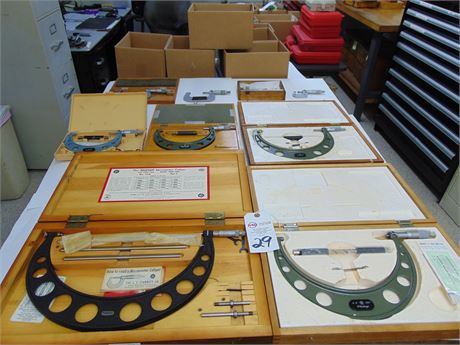 Starrett, Mitutoyo Outside Micrometers