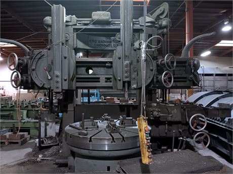 King 62" Vertical Turret Lathe